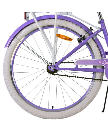 Volare Lovely Kinderfiets - Meisjes - 26 inch - Paars - Twee handremmen