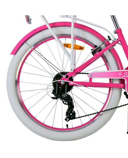 Volare Lovely Kinderfiets - Meisjes - 24 inch - Roze - 7 Versnellingen