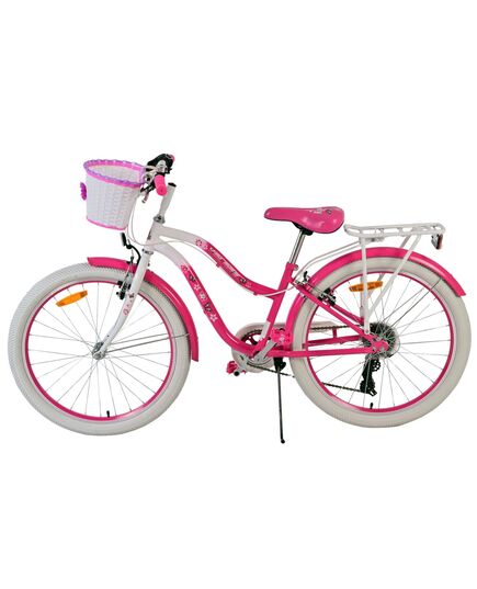 Volare Lovely Kinderfiets - Meisjes - 24 inch - Roze - 7 Versnellingen