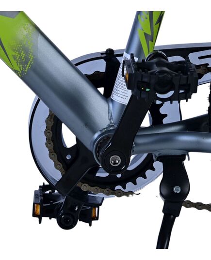 Volare Rocky Kinderfiets - 20 inch - 7 speed - Groen/Grijs