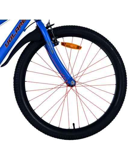 Volare Rocky Kinderfiets - 24 inch - Grijs - Shimano Nexus 3 versnellingen - 95% afgemonteerd