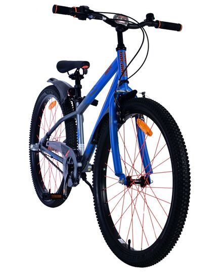 Volare Rocky Kinderfiets - 24 inch - Blauw - Shimano Nexus 3 versnellingen