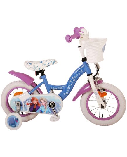 Disney Frozen 2 Kinderfiets - Meisjes - 12 inch - Blauw/Paars