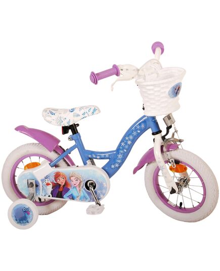 Disney Frozen 2 Kinderfiets - Meisjes - 12 inch - Blauw/Paars
