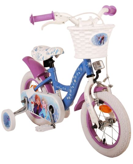 Disney Frozen 2 Kinderfiets - Meisjes - 12 inch - Blauw/Paars