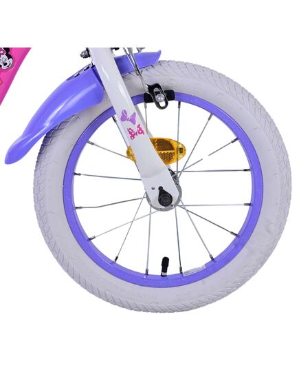 Disney Minnie Kinderfiets - Meisjes - 14 inch - Roze - Twee handremmen