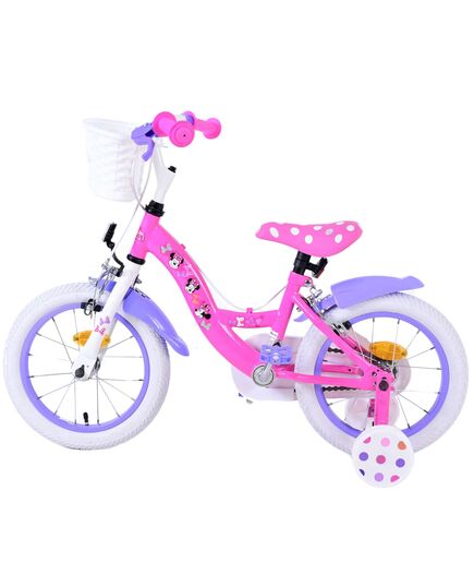 Disney Minnie Kinderfiets - Meisjes - 14 inch - Roze - Twee handremmen