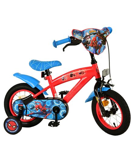 Spider-Man Kinderfiets - Jongens - 12 inch - Blauw/Rood
