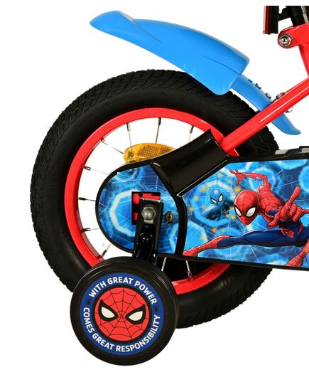 Spider-Man Kinderfiets - Jongens - 12 inch - Blauw/Rood