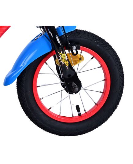 Ultimate Spider-Man Kids bike - Boys - 12 inch - Blue/Red - Two hand brakes