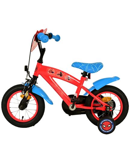 Spider-Man Kinderfiets - Jongens - 12 inch - Blauw/Rood