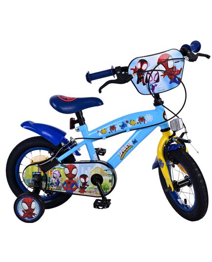 Spidey Kinderfiets - Jongens - 12 inch - Blauw - Twee handremmen