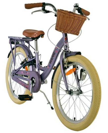 Volare Blossom Kinderfiets - Meisjes - 20 inch - Paars - Twee handremmen