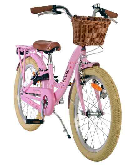 Volare Blossom Kinderfiets - Meisjes - 20 inch - Roze - Twee handremmen