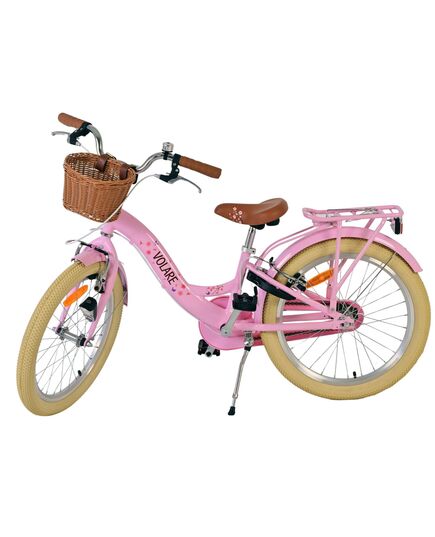 Volare Blossom Kinderfiets - Meisjes - 20 inch - Roze - Twee handremmen