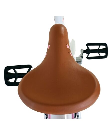 Volare Blossom Kinderfiets - Meisjes - 20 inch - Wit - Twee handremmen