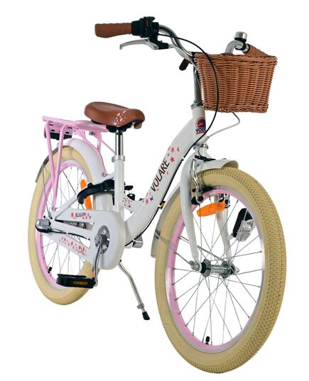 Volare Blossom Kinderfiets - Meisjes - 20 inch - Wit - Nexus 3 versnellingen