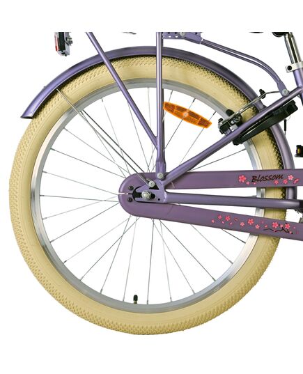 Volare Blossom Kinderfiets - Meisjes - 24 inch - Paars - Twee handremmen