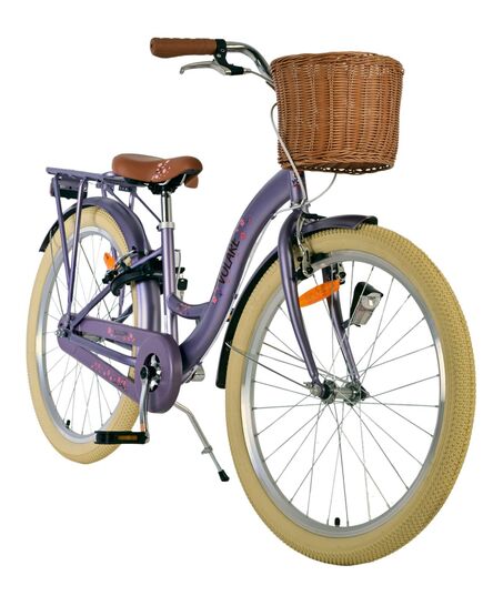 Volare Blossom Kinderfiets - Meisjes - 24 inch - Paars - Twee handremmen