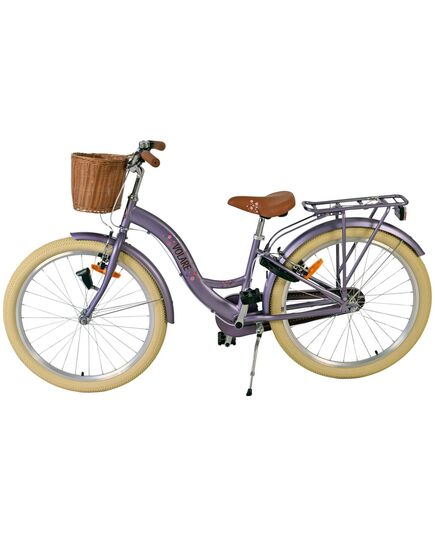 Volare Blossom Kinderfiets - Meisjes - 24 inch - Paars - Twee handremmen