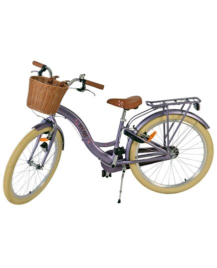 Volare Blossom Kinderfiets - Meisjes - 24 inch - Paars - Twee handremmen