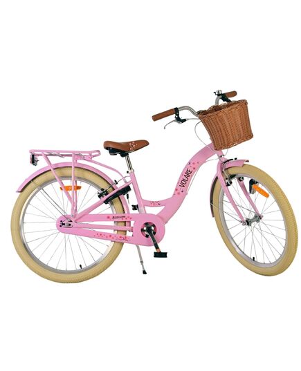 Volare Blossom Kinderfiets - Meisjes - 24 inch - Roze - Twee handremmen