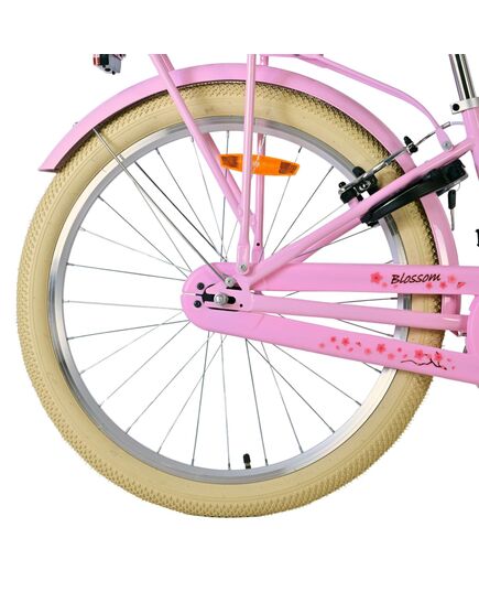 Volare Blossom Kinderfiets - Meisjes - 24 inch - Roze - Twee handremmen