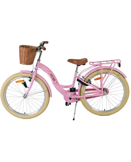 Volare Blossom Kinderfiets - Meisjes - 24 inch - Roze - Twee handremmen