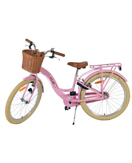 Volare Blossom Kinderfiets - Meisjes - 24 inch - Roze - Twee handremmen