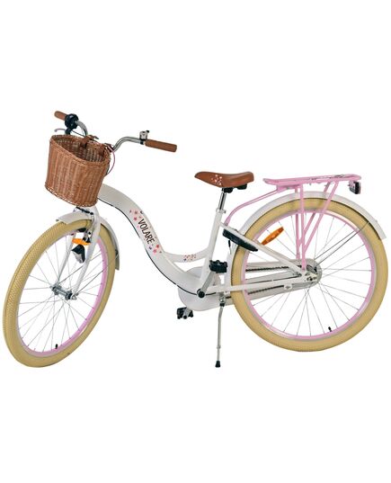 Volare Blossom Kinderfiets - Meisjes - 26 inch - Wit - Nexus 3 versnellingen