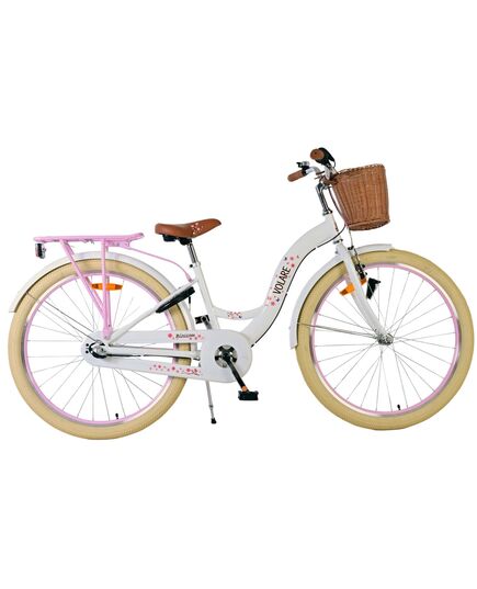 Volare Blossom Kinderfiets - Meisjes - 26 inch - Wit - Nexus 3 versnellingen