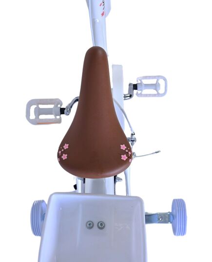 Volare Blossom Kinderfiets - Meisjes - 16 inch - Wit - Twee Handremmen