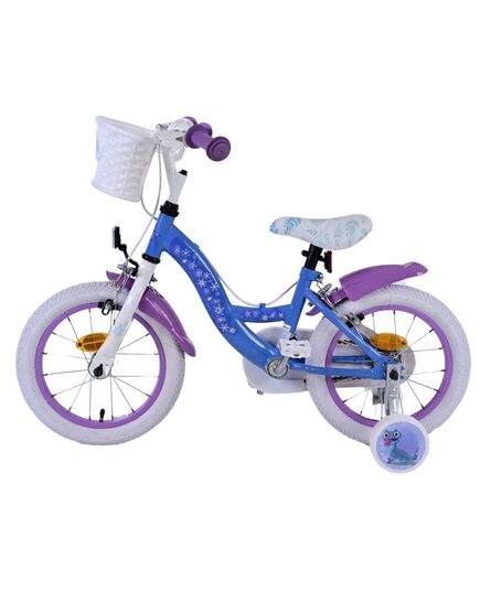 Disney Frozen 2 Kinderfiets - Meisjes - 12 inch - Blauw/Paars - Twee handremmen