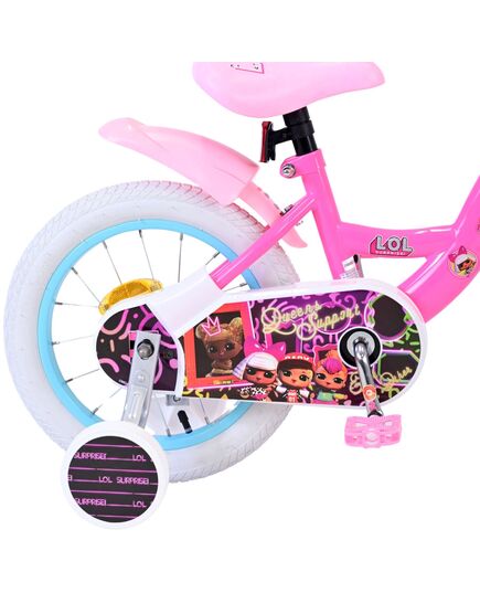 Dolls Kinderfiets - Meisjes - 14 inch - Roze