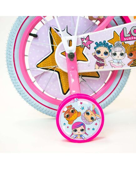 Dolls 16 inch kinderfiets met twee handremmen