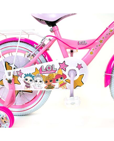 Dolls 16 inch kinderfiets met twee handremmen