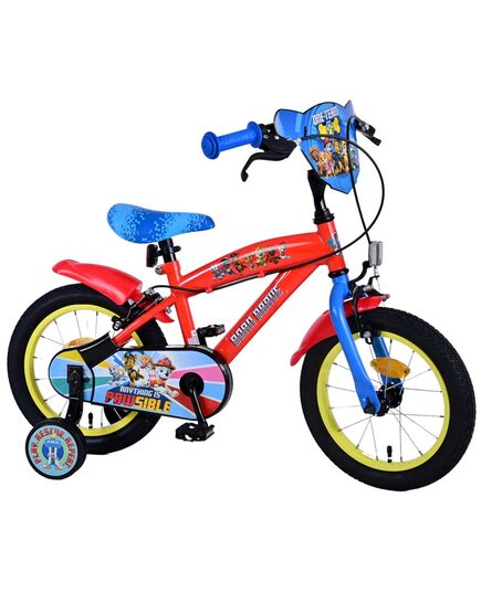 Paw Patrol Kinderfiets - Jongens - 14 inch - Twee handremmen