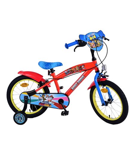 Paw Patrol Kinderfiets - Jongens - 16 inch - Rood - Twee handremmen