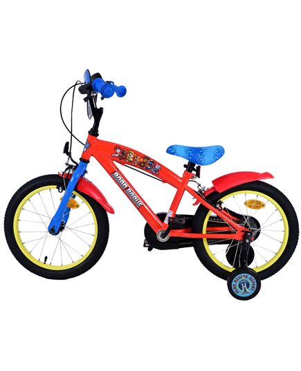 Paw Patrol Kinderfiets - Jongens - 16 inch - Rood - Twee handremmen