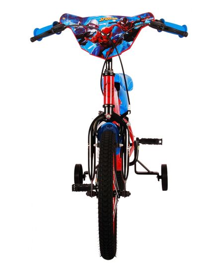 Ultimate Spider-Man Kids bike - Boys - 16 inch - Blue/Red - Two hand brakes