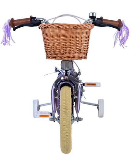 Volare Blossom Kinderfiets - Meisjes - 12 inch - Paars - Twee handremmen