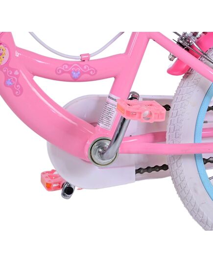 Disney Princess Kinderfahrrad - Mädchen - 16 Zoll - Rosa - Zwei-Hand-Bremsen