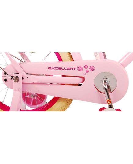 Volare Excellent Kinderfiets - Meisjes - 16 inch - Roze - 95% afgemonteerd