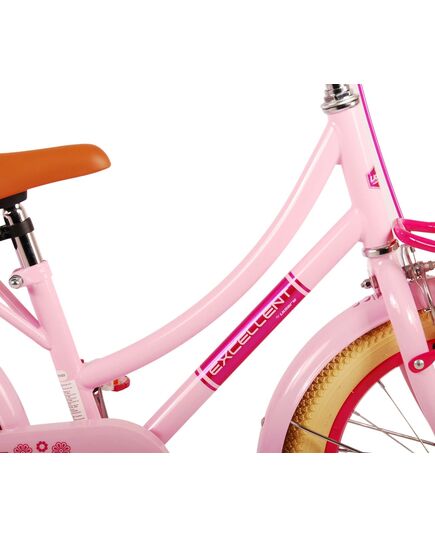 Volare Excellent Kinderfiets - Meisjes - 16 inch - Roze - 95% afgemonteerd