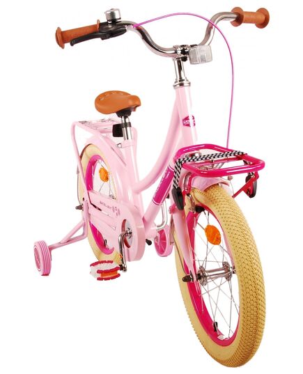 Volare Excellent Kinderfiets - Meisjes - 16 inch - Roze - 95% afgemonteerd