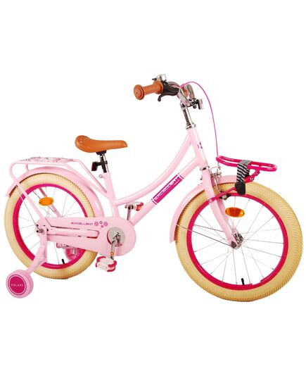 Volare Excellent Kinderfiets - Meisjes -18 inch - Roze - 95% afgemonteerd