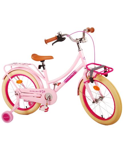 Volare Excellent Kinderfiets - Meisjes -18 inch - Roze - 95% afgemonteerd