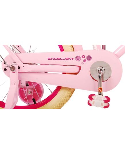 Volare Excellent Kinderfiets - Meisjes -18 inch - Roze - 95% afgemonteerd