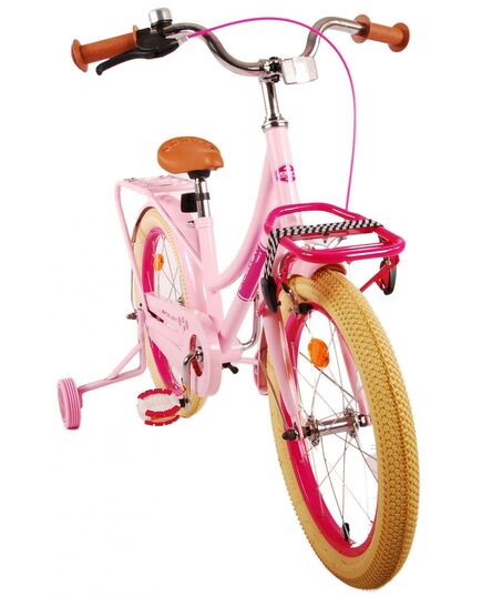 Volare Excellent Kinderfiets - Meisjes -18 inch - Roze - 95% afgemonteerd