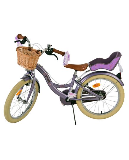 Volare Blossom Kinderfiets - Meisjes - 18 inch - Paars - Twee Handremmen